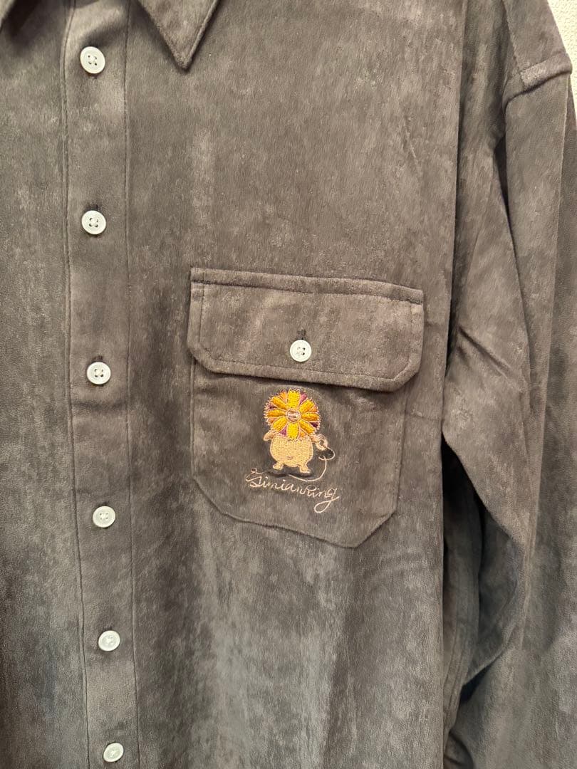 simianringシミアンリングAlpaca Shirt［gray］