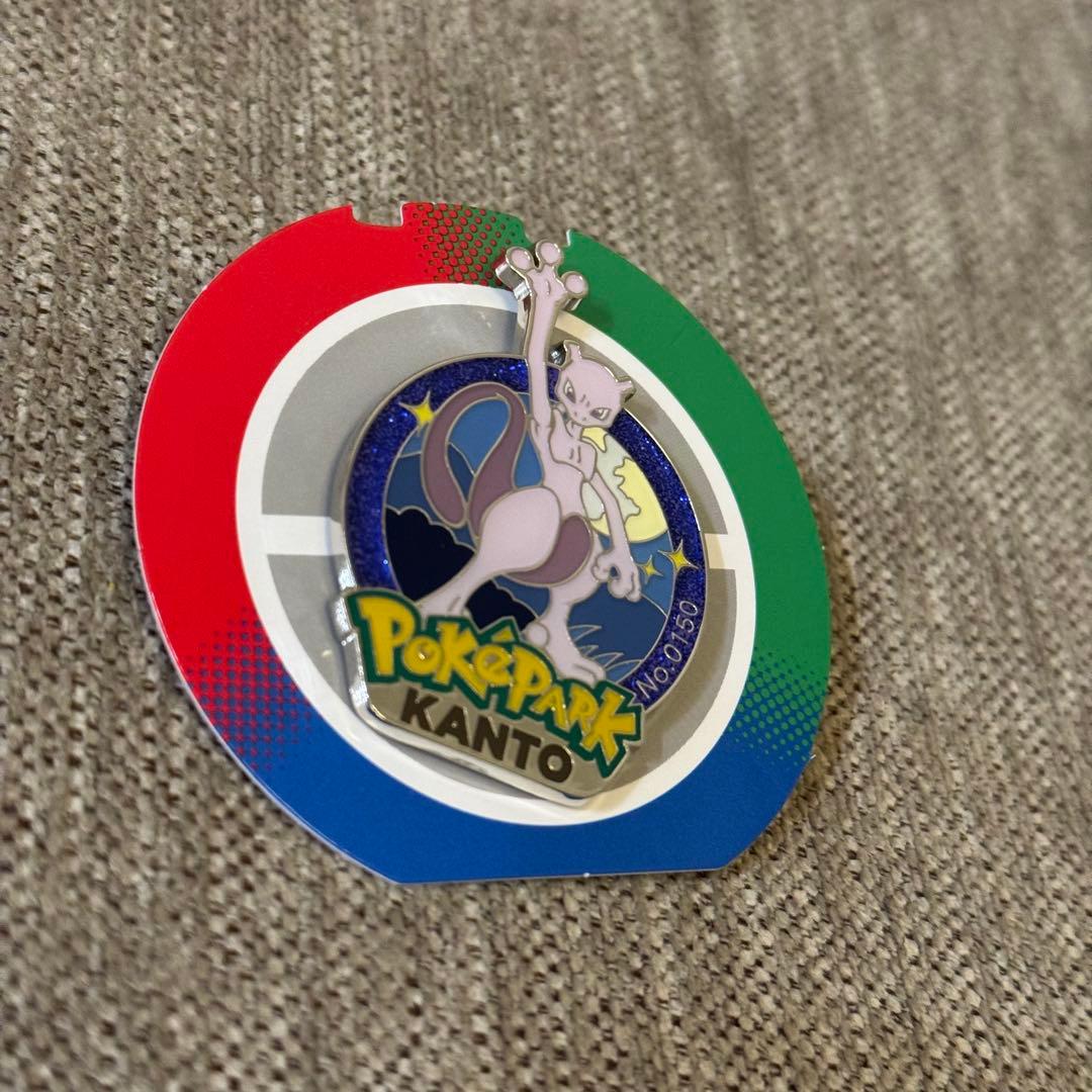 ボール付き　ポケパーク限定　ミュウツー　ピンズ