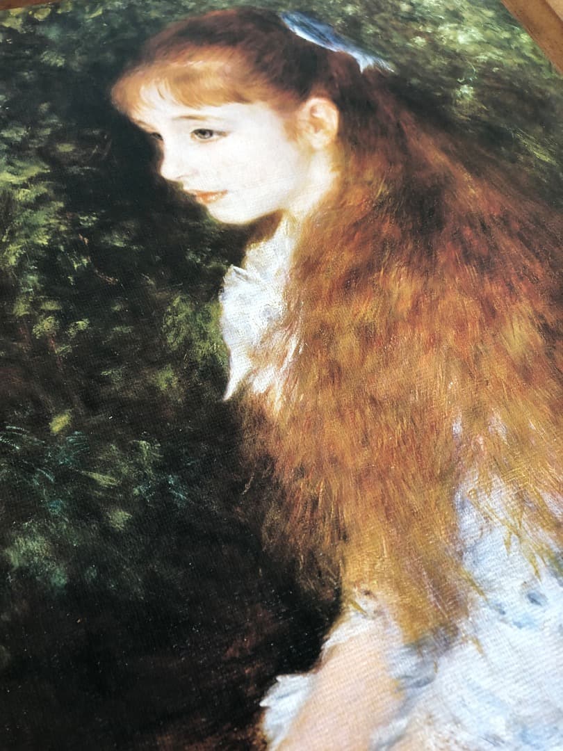【複製画】ルノアール　可愛いイレーネ　48cm×57cm