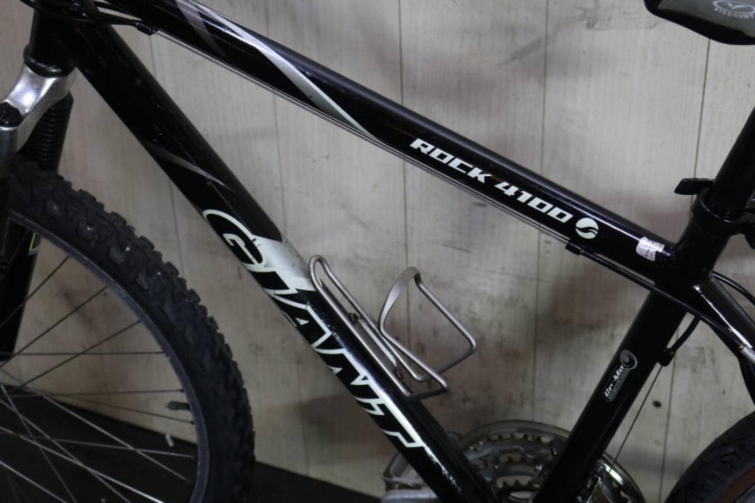 GIANT ROCK4100 26型 クロモリ 21速 430mm 黒 MTB