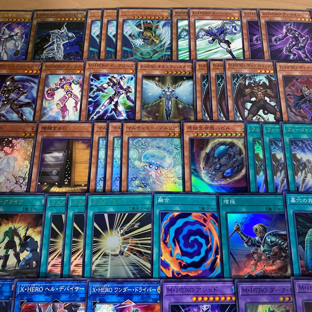 遊戯王 本格構築HEROデッキ40枚＋E X15枚