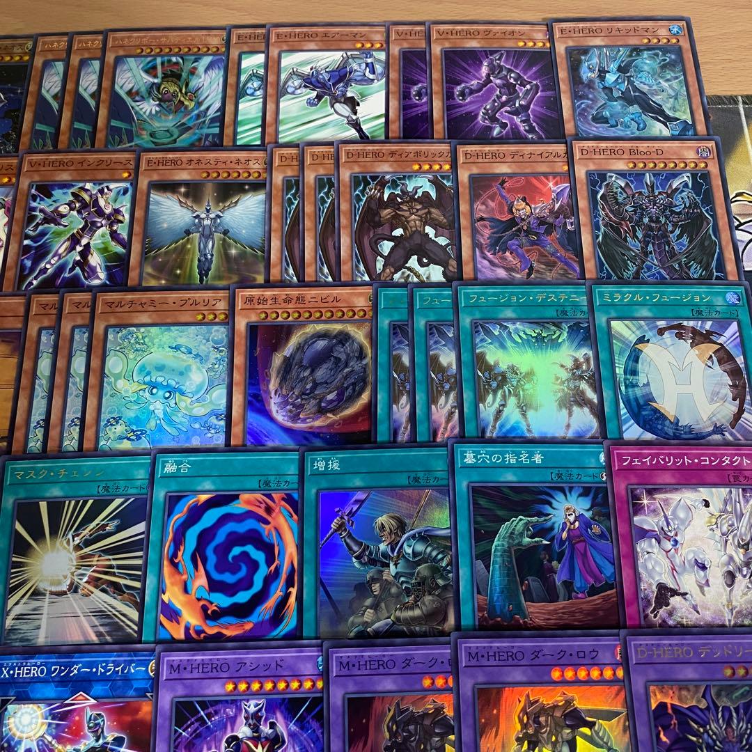 遊戯王 本格構築HEROデッキ40枚＋E X15枚