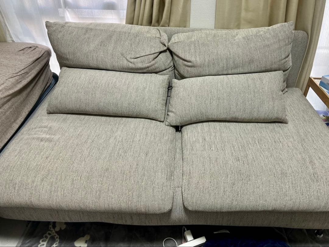IKEA SÖDERHAMN グレー 2人掛けソファ