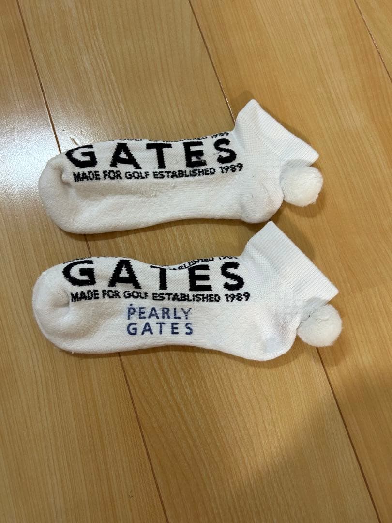 【美品】【サイズ1】PEARLY GATES ポロシャツパンツソックス3点セット