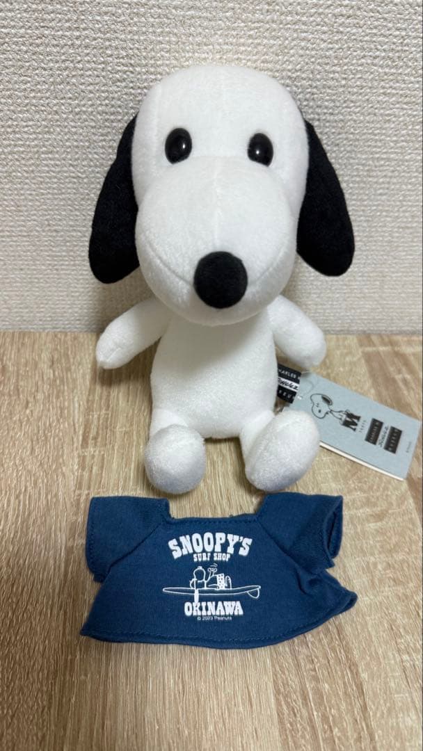 【限定品】スヌーピーミュージアム　スヌーピーサーフショップ　ぬいぐるみ洋服セット