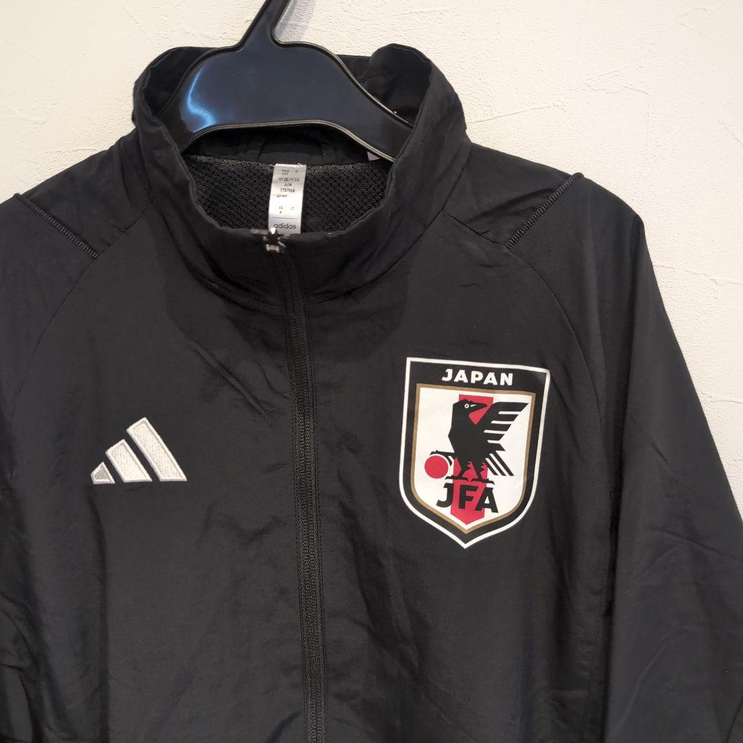 adidas 日本サッカー協会 ウィンドブレーカー 黒　Ｌサイズ　非売品　支給品