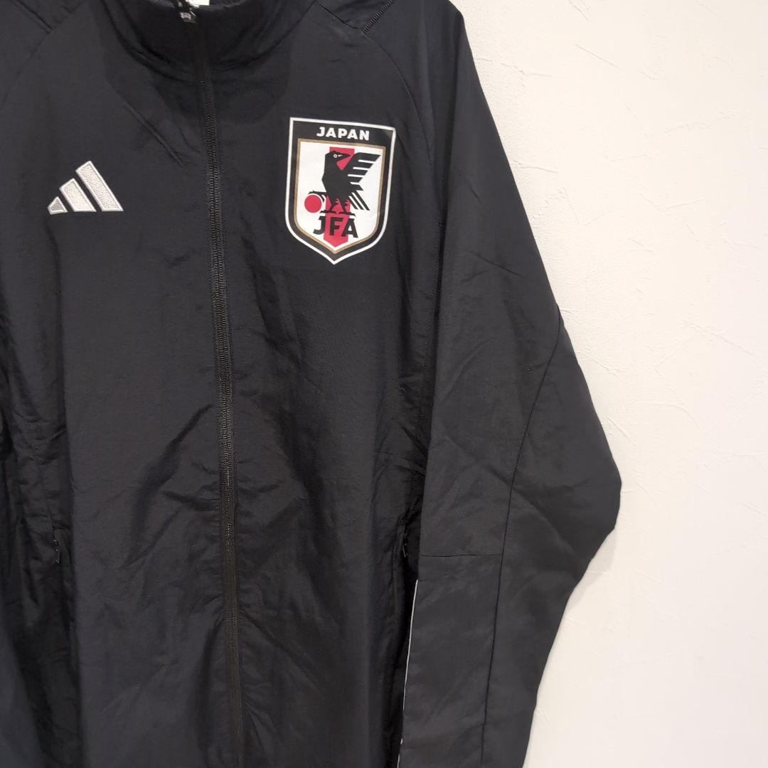 adidas 日本サッカー協会 ウィンドブレーカー 黒　Ｌサイズ　非売品　支給品