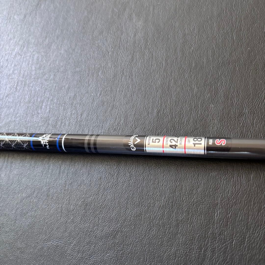 未使用近いゴルフクラブシャフトTENSEIテンセイブルー50FLEX-S 5W