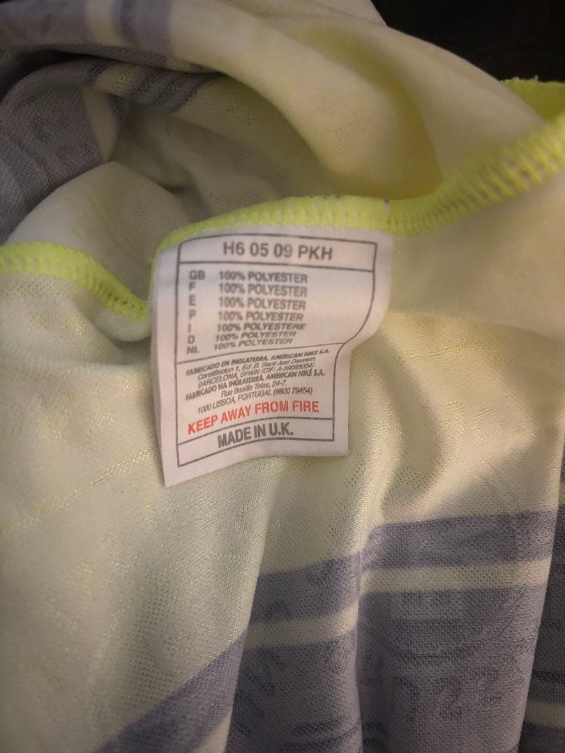 ボルシアドルトムント　96-97 CUP戦　ホームユニフォーム　Nike 長袖