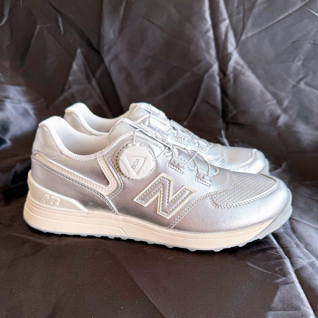新品　NewBalance　ゴルフシューズ　24.5cm　箱つき