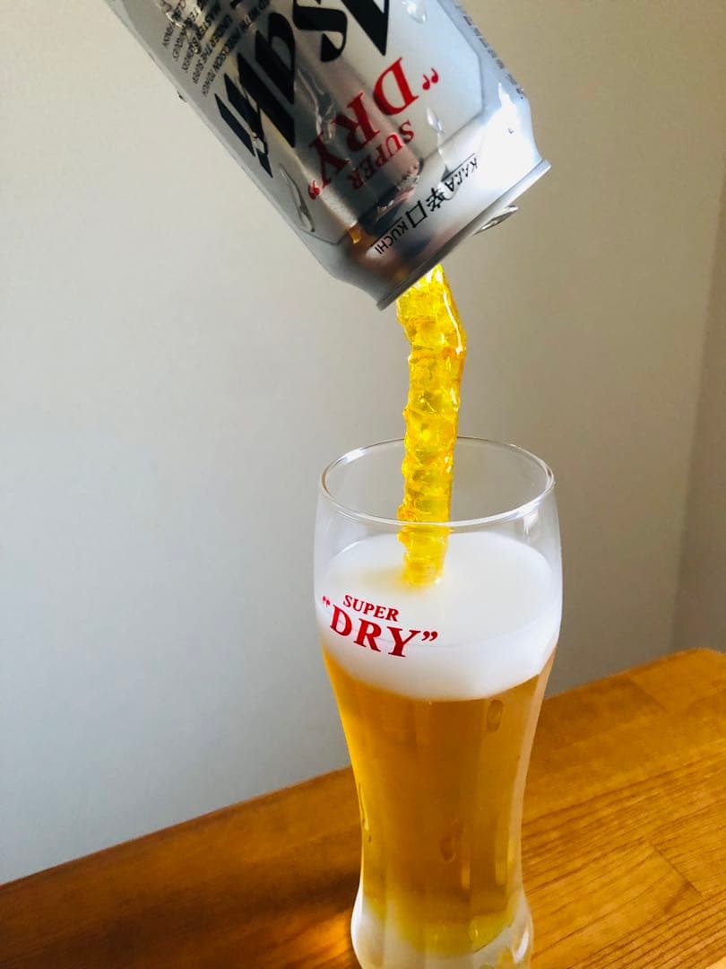 ⭐︎ROZE⭐︎　持ち上げビール　アサヒスーパードライ　麒麟一番搾り　水滴付き