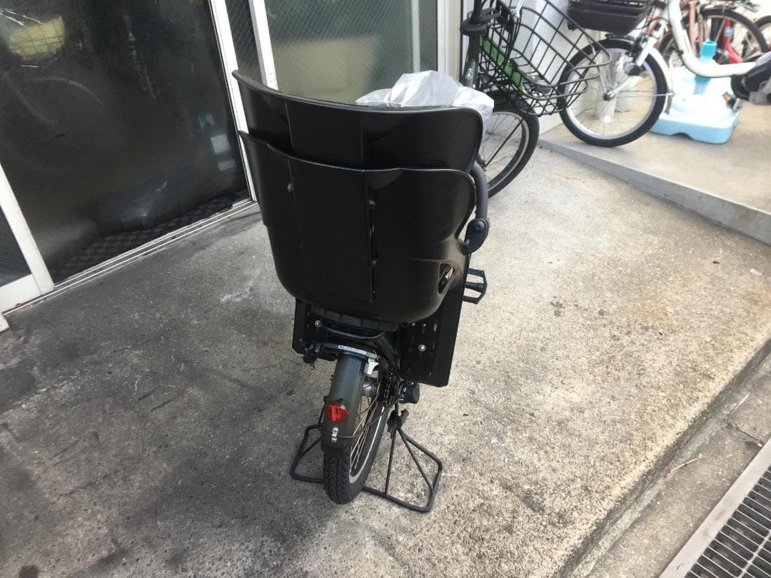 地域限定送料無料　ビッケ　12,3AH　子供乗せ　緑系　神戸市　電動自転車