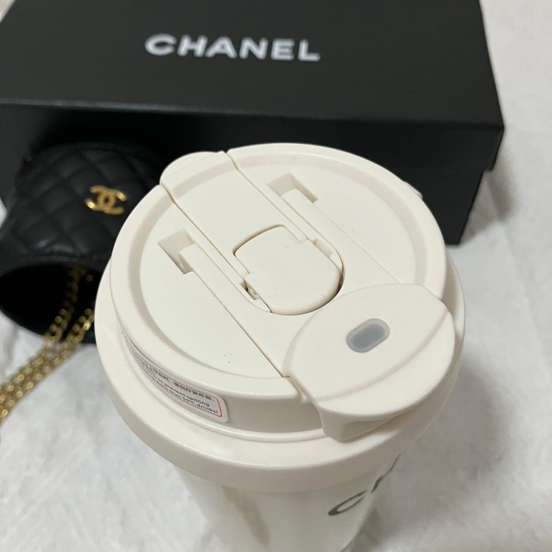 【希少】シャネル ノベルティ マグカップ チェーン付き 非売品。