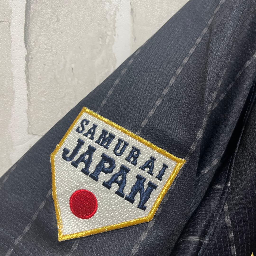 ミズノ 侍ジャパン 野球 日本代表 嶋基宏 ユニフォーム ベースボールシャツ L
