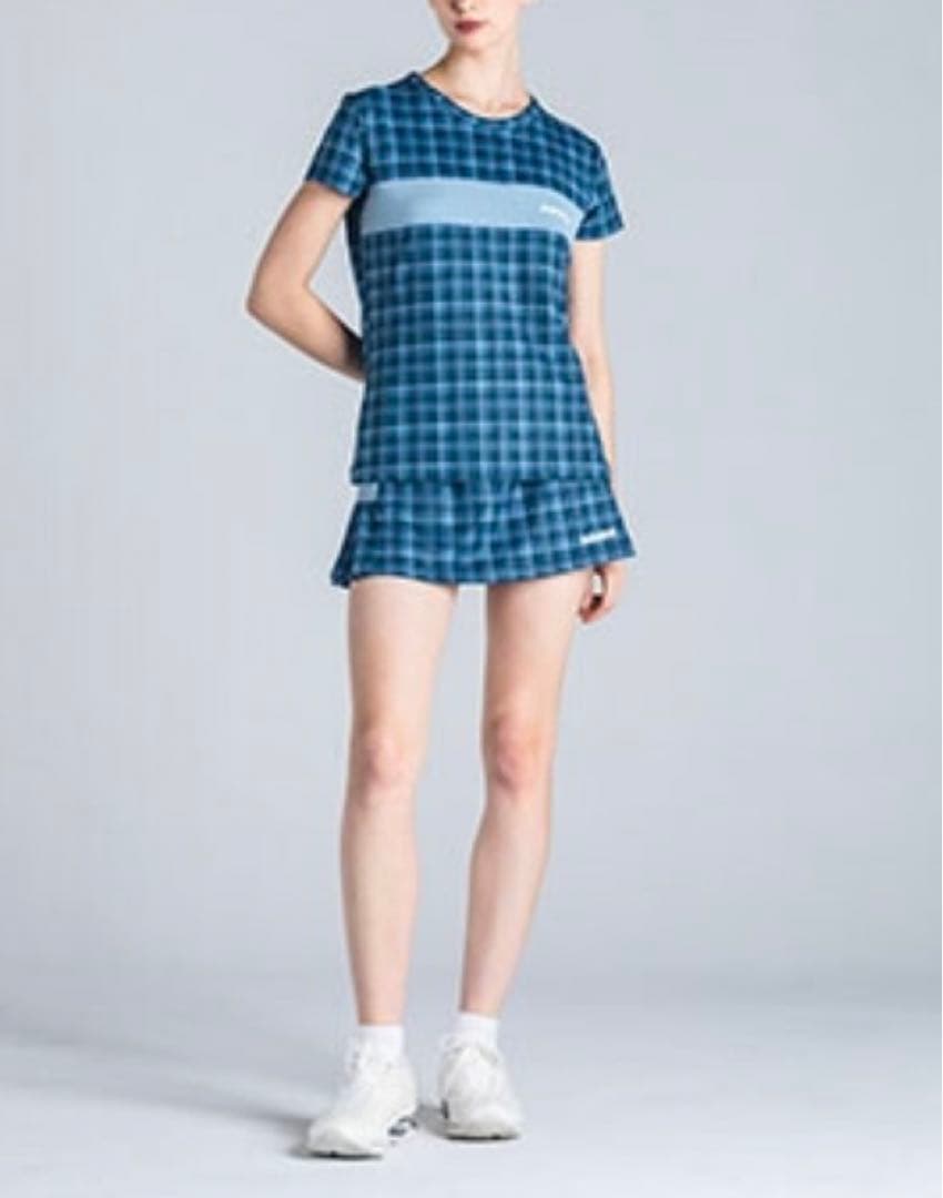 Admiral テニスウェア上下セット Mサイズチェックセットアップ