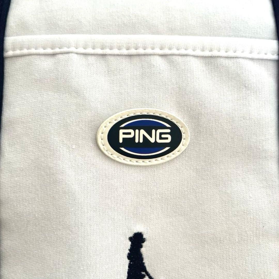 PING 1959 トートバッグ ホワイト/ネイビー　新品未使用　ゴルフ