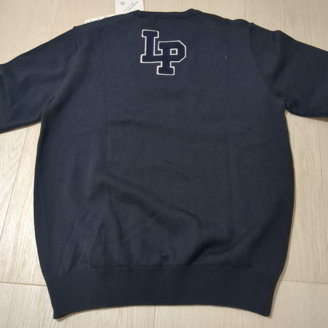 新品 Munsingwear 吸湿発熱ワッペンセーター M ネイビー