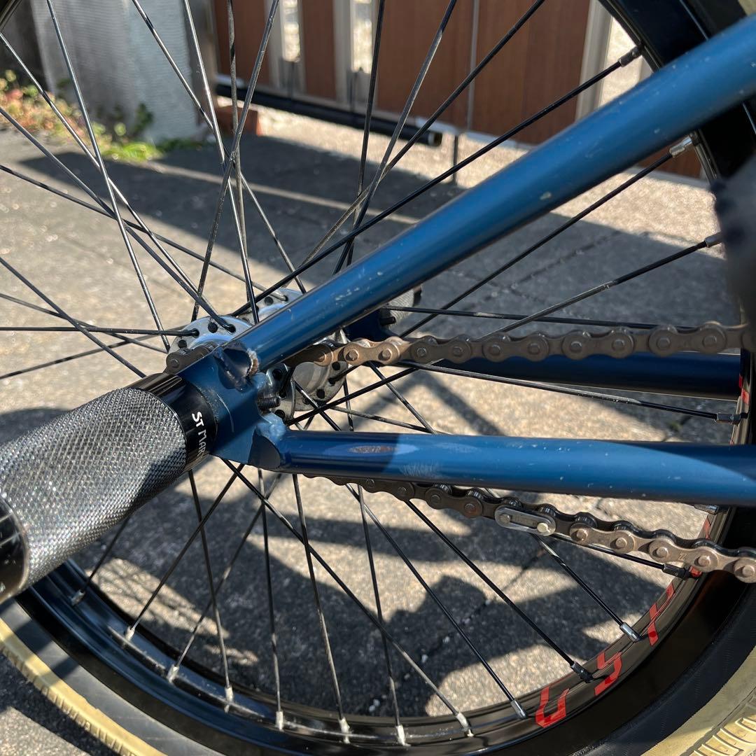 BMXフラットランド　アーレスバイクエスキルフレーム　クラクプロファイルチタン