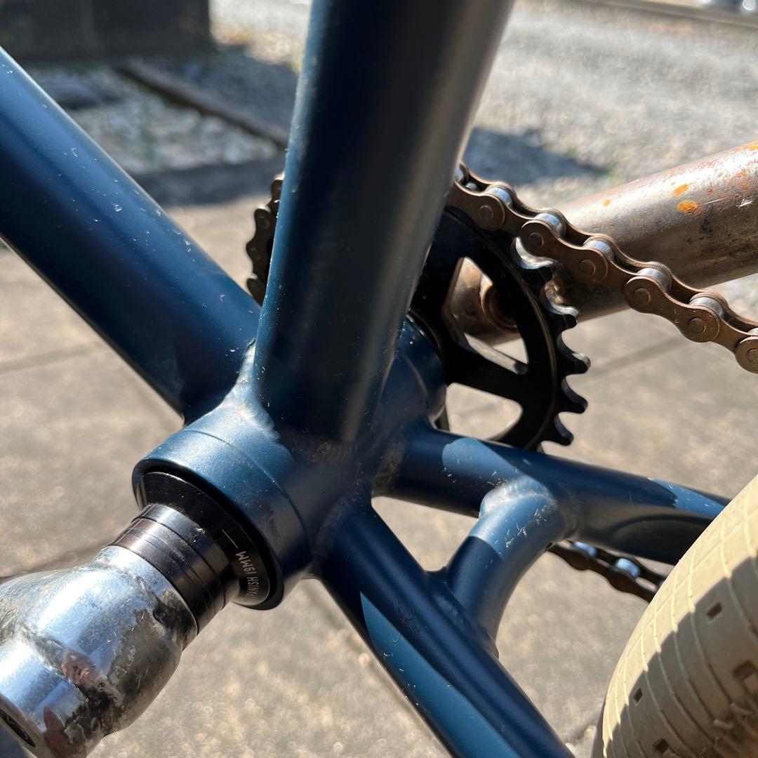 BMXフラットランド　アーレスバイクエスキルフレーム　クラクプロファイルチタン