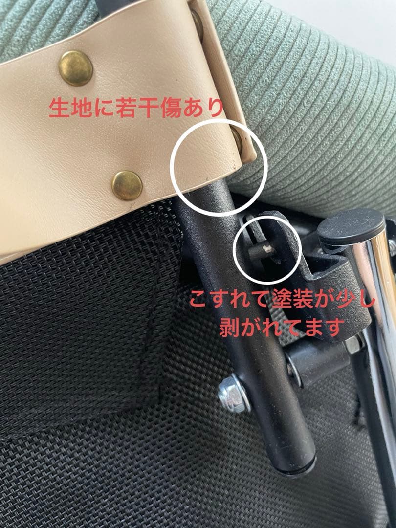 お値下げ中！ひなたライフ♡折り畳み2wayフォールディングチェア（カーキ）