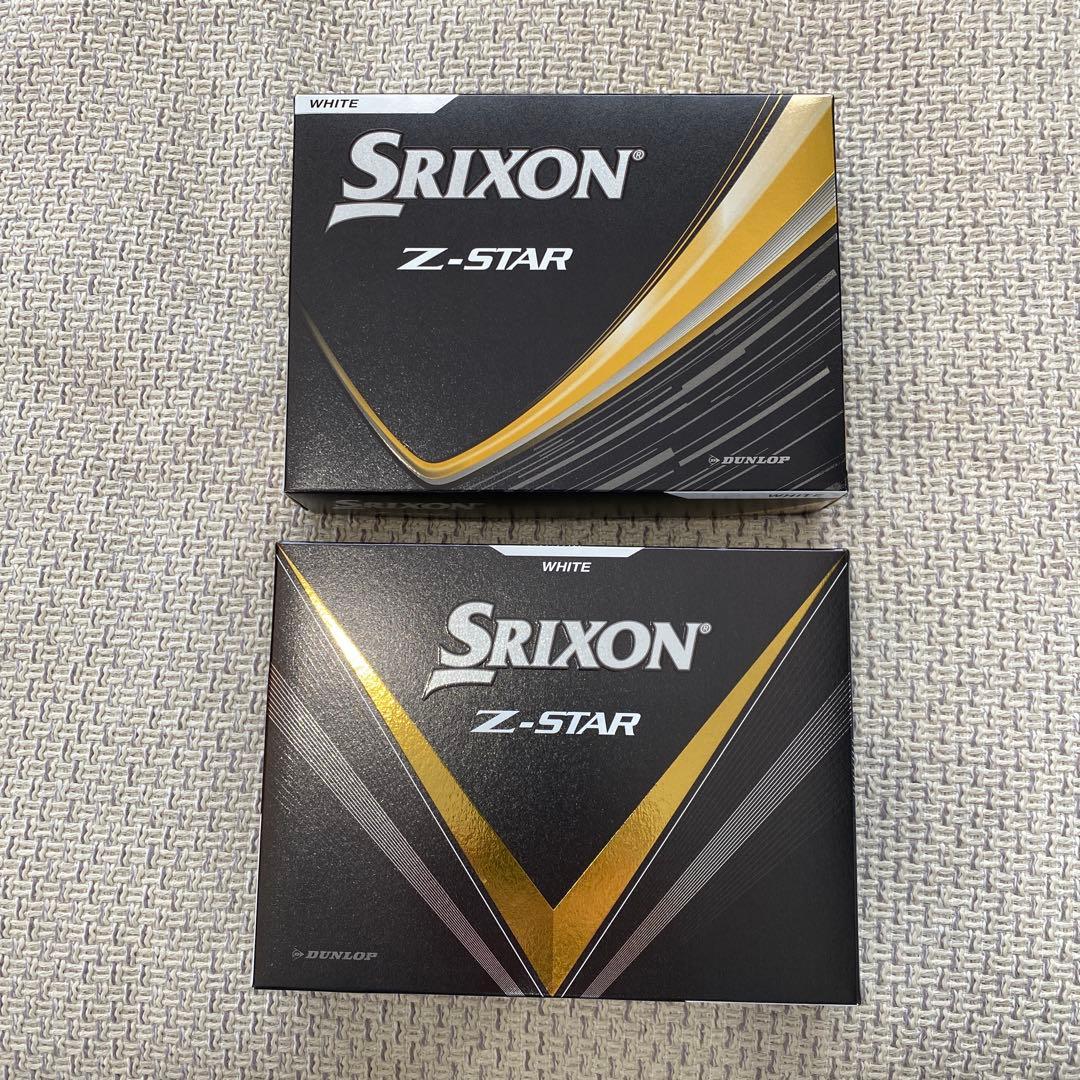 Srixon Z-STAR ホワイト 12個入り2ダース