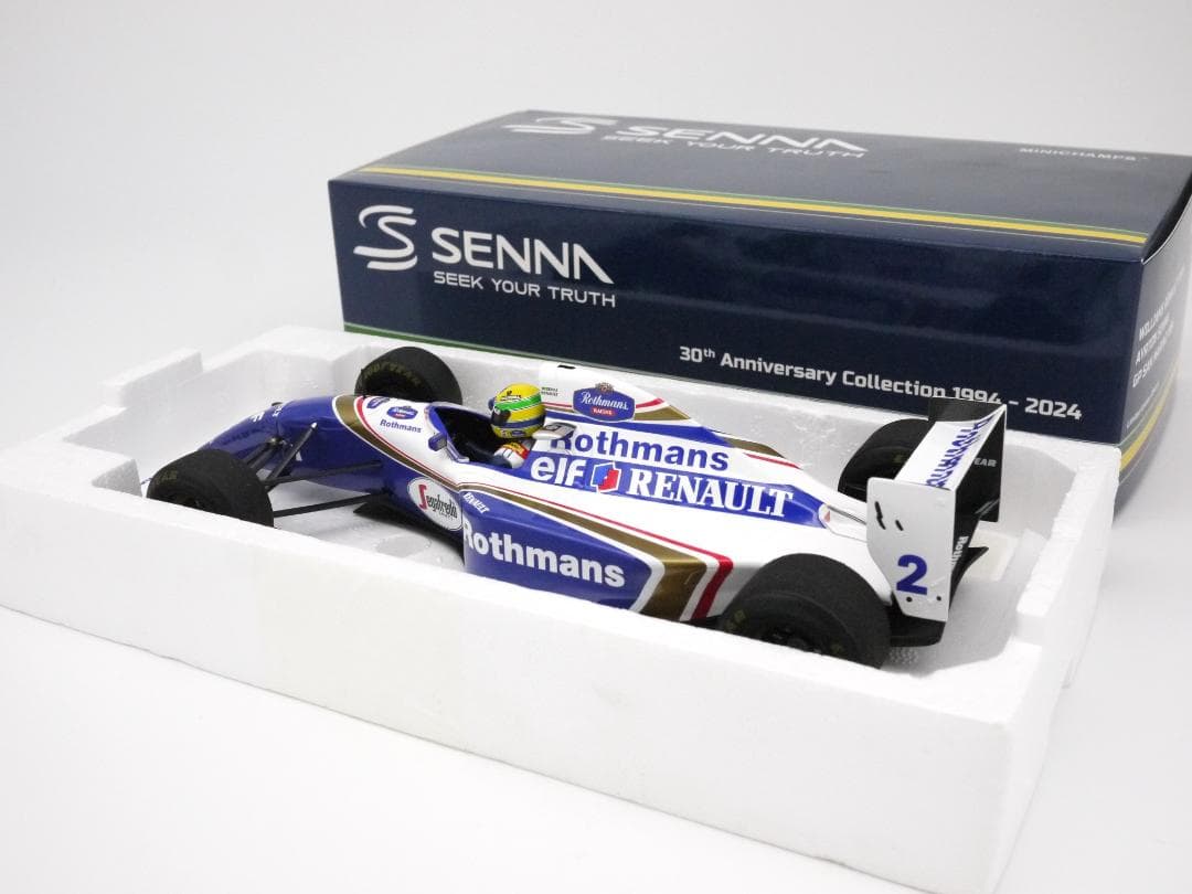 1/18 ウィリアムズ FW16ラストレース ロスマンズ アイルトン セナ