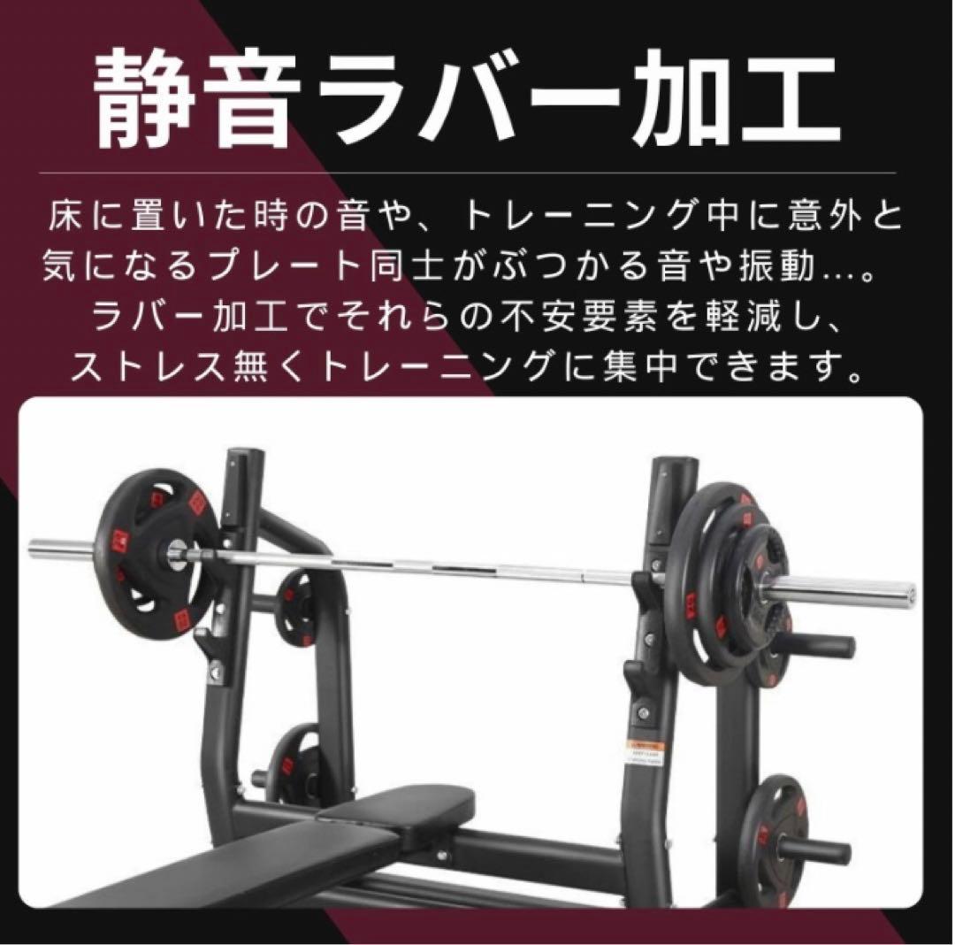 ティアラ様用★送料無料★バーベルプレート計30kgセット(15kg×2枚)ラバー