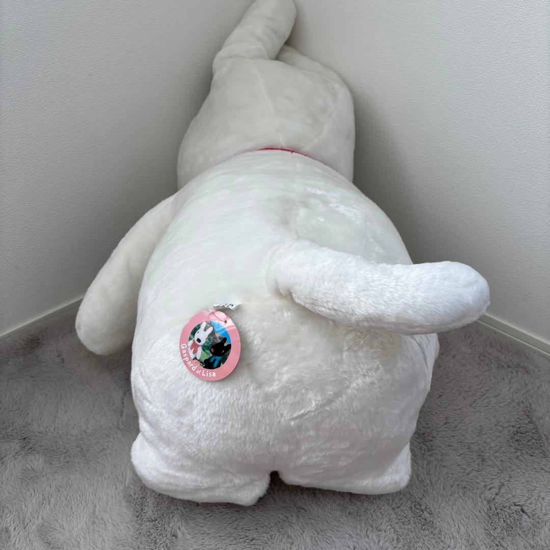 タグ付き　リサとガスパール　特大　ぬいぐるみ　Gaspard et Lisa