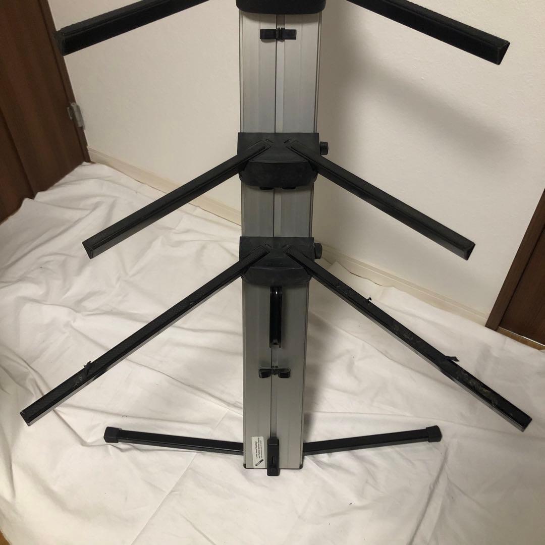 送料込★良品★ULTIMATE SUPPORT キーボードスタンド 3段 折畳