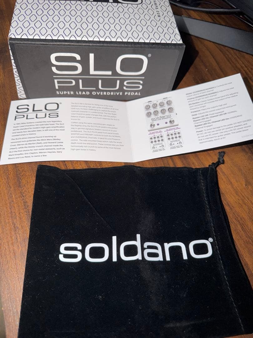 ギター soldano slo plus pedal