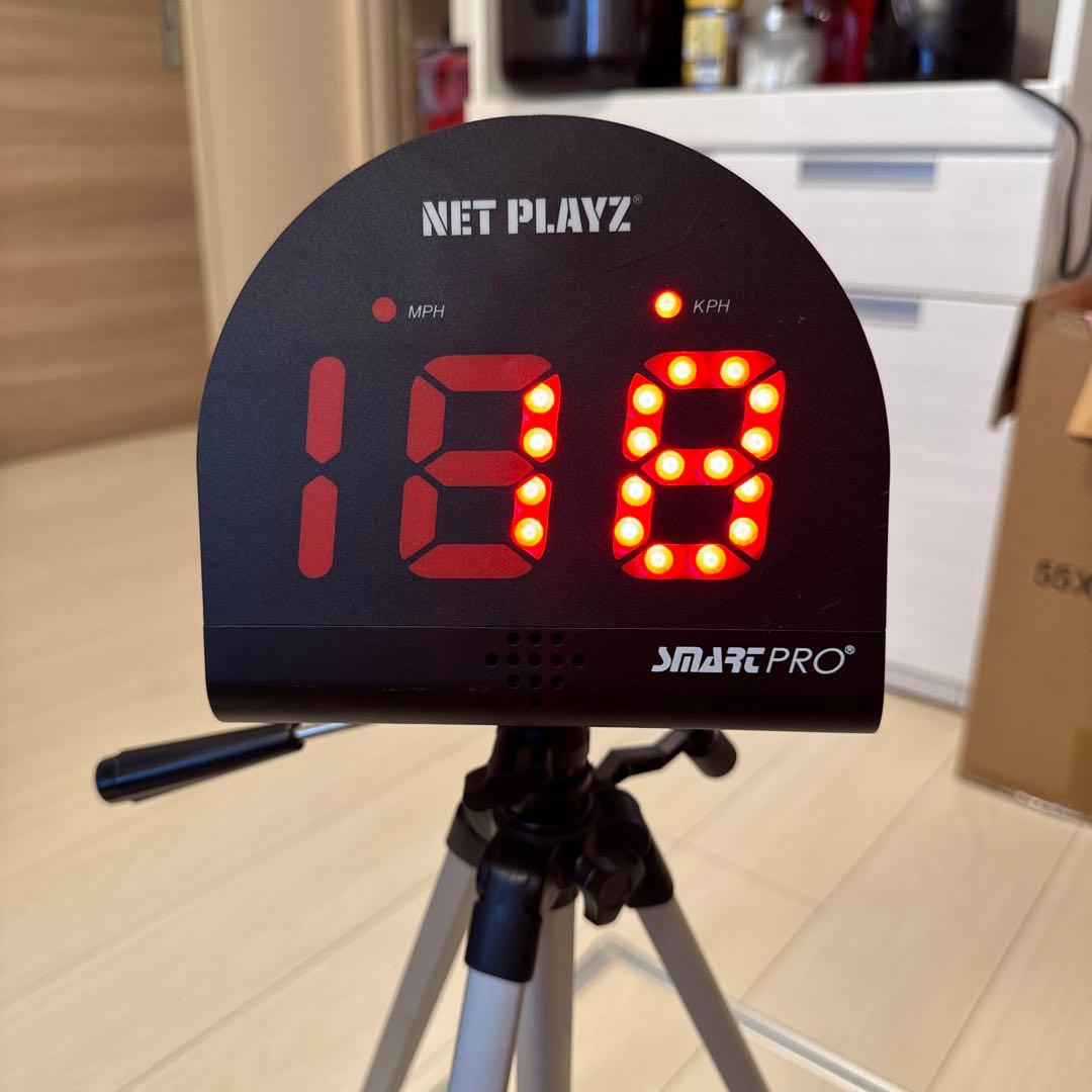 NET PLAYZ スピードガン 球速測定器 動作確認済 早い者勝ち