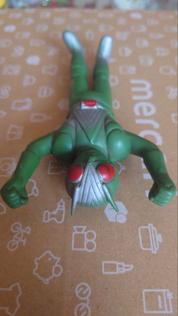 ライダーマン ソフビ 当時物