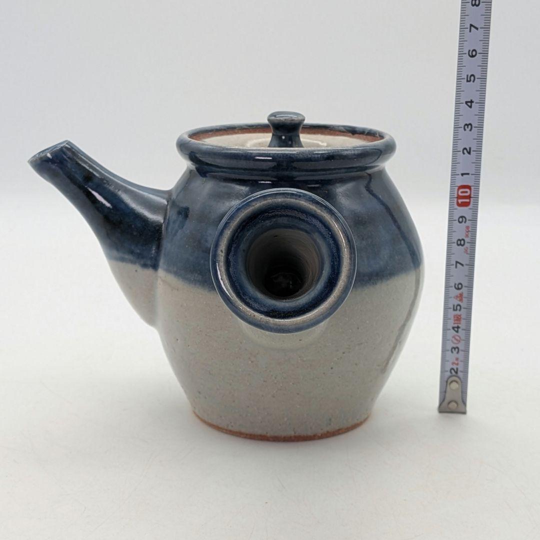 奥田康博 呉須釉急須碗揃 共箱 煎茶道具 煎茶器 煎茶碗 茶壺 お茶 食器 容器