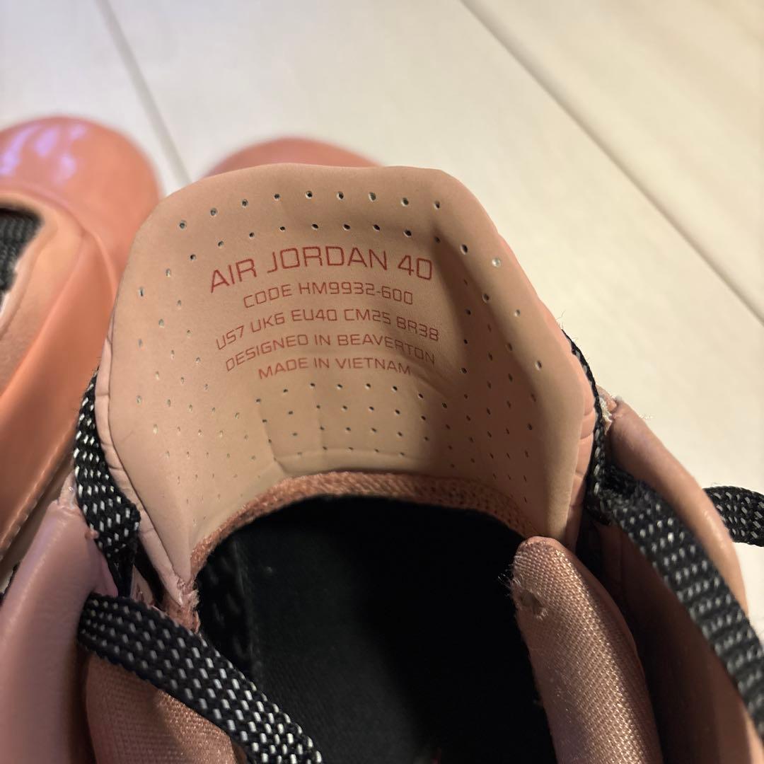 【箱無し】Air Jordan 40 PF “Dusty Rose” 25cm