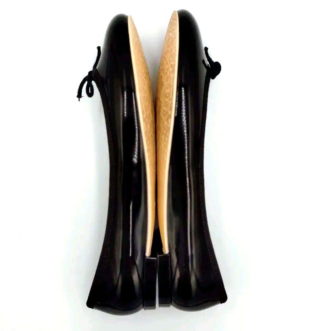 ✨️極美品✨️ Repetto サンドリオン パテント バレリーナ 黒 37