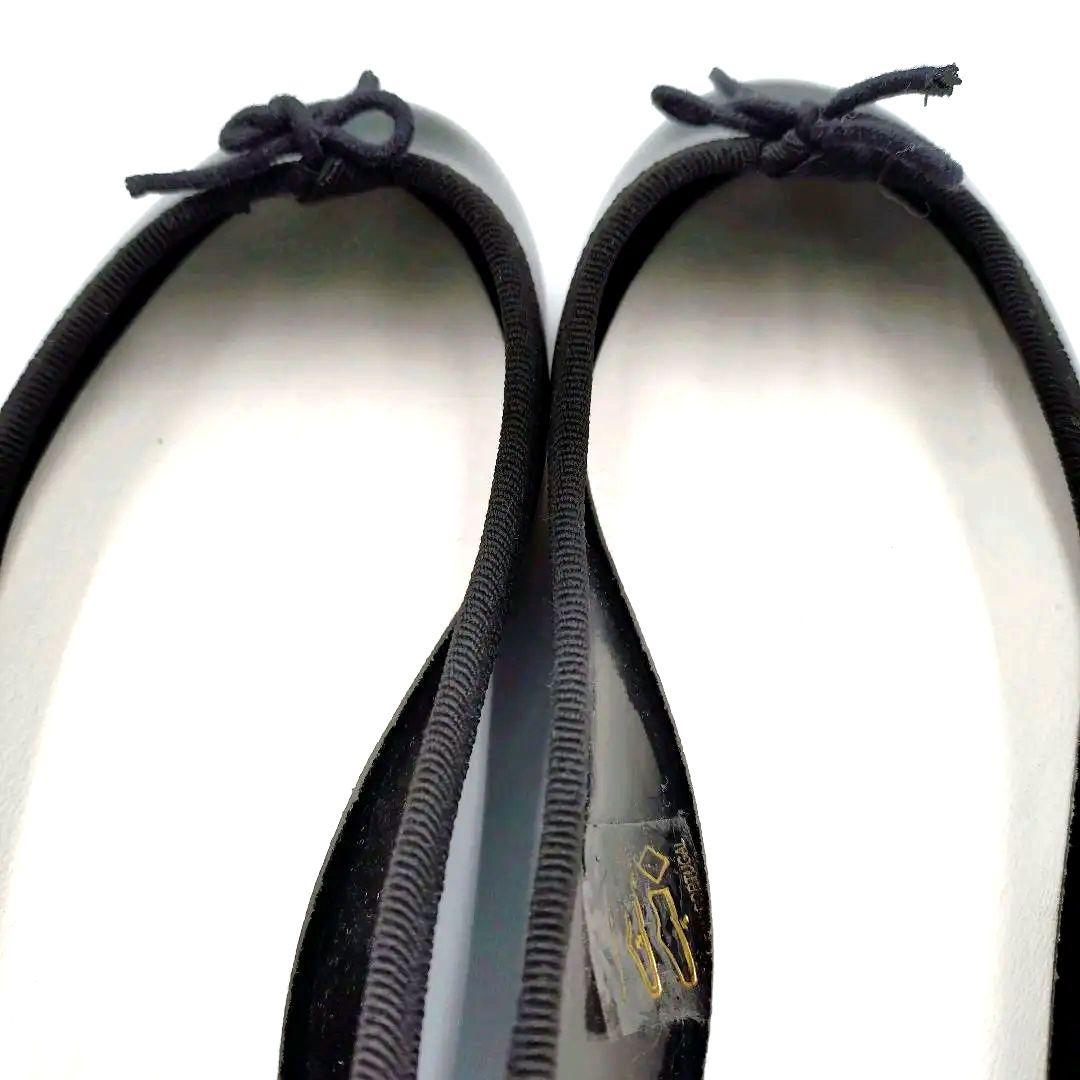 ✨️極美品✨️ Repetto サンドリオン パテント バレリーナ 黒 37