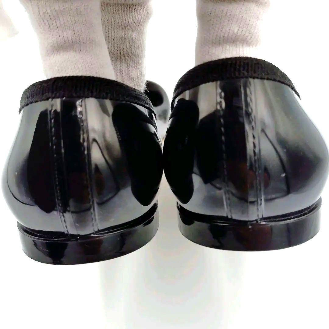 ✨️極美品✨️ Repetto サンドリオン パテント バレリーナ 黒 37