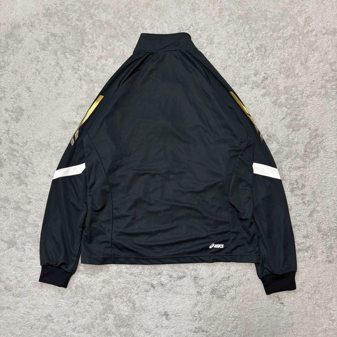 【新品】 asics セットアップジャージ ビッグサイズ 黒 XO CG23