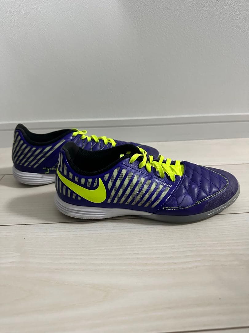 Nike Lunar Gato フットサルシューズ 紫/黄色