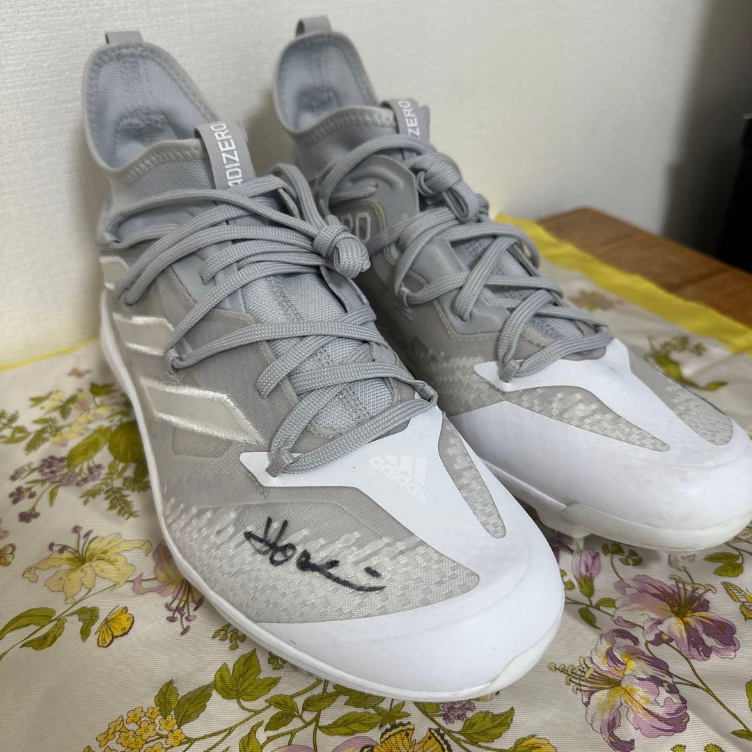 筒香嘉智　サイン　adidasスパイク　Afterburner9NWV