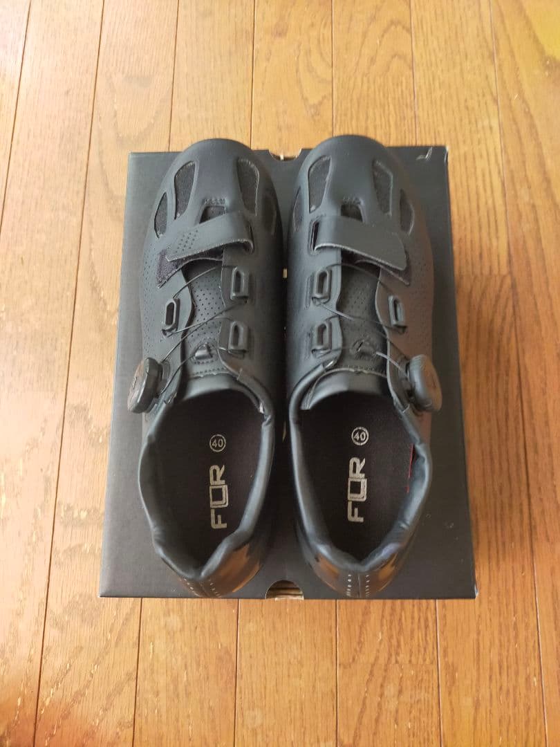 FLR F-11サイクリングシューズ ブラック size40