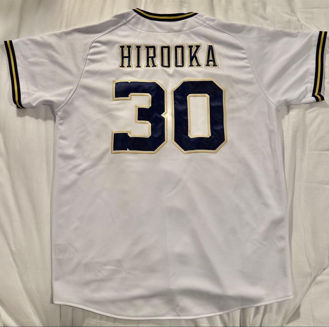 オリックスバファローズ 廣岡大志 ハイクオリティユニフォーム Lサイズ