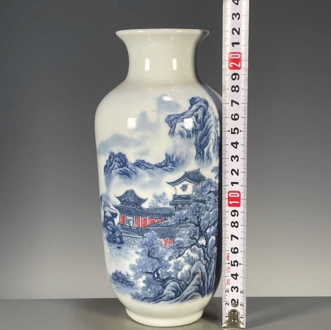 景徳鎮 花瓶 陶磁器 装飾品 現代工芸品 美術品 置物
