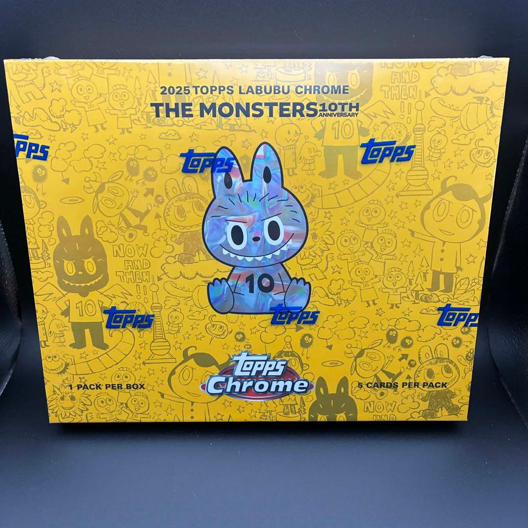 (新品未開封)Topps Chrome labubu 10周年記念BOX ラブブ