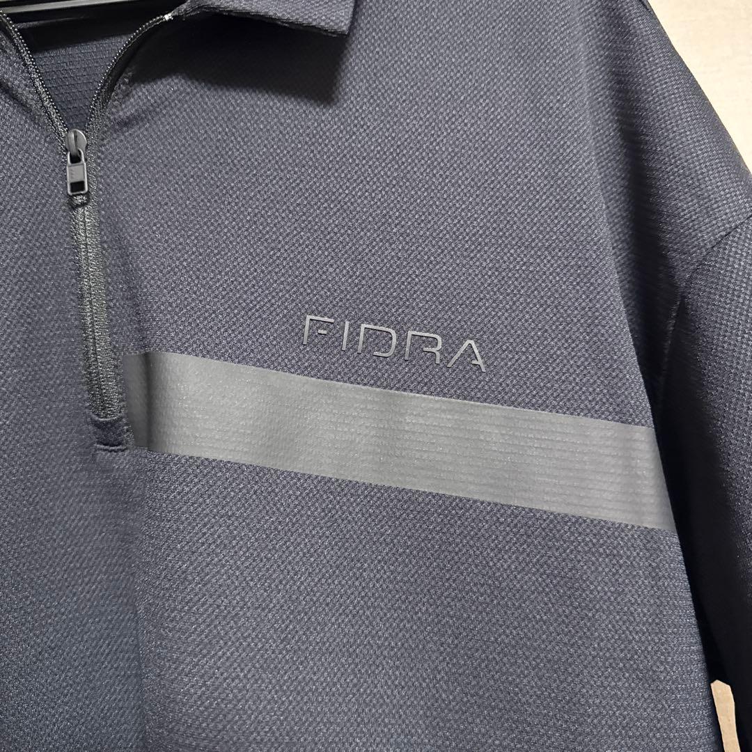 FIDRA ポロシャツ ブラック　XL