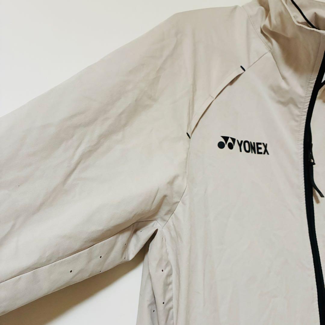 ヨネックス YONEX ウォームアップシャツ XLサイズ メンズ ベージュ