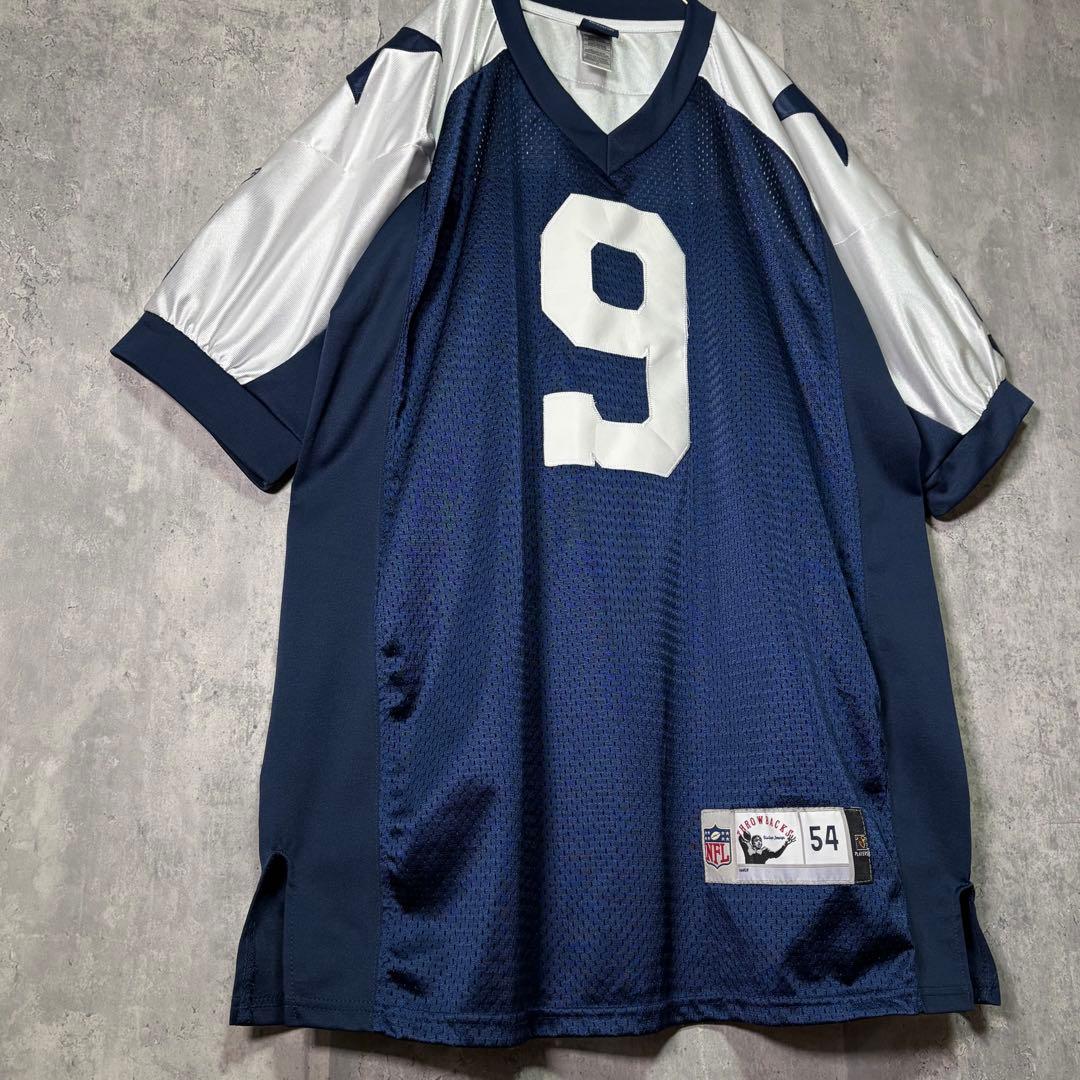 Reebok NFL ダラスカウボーイズ トニーロモ ゲームシャツ 刺繍