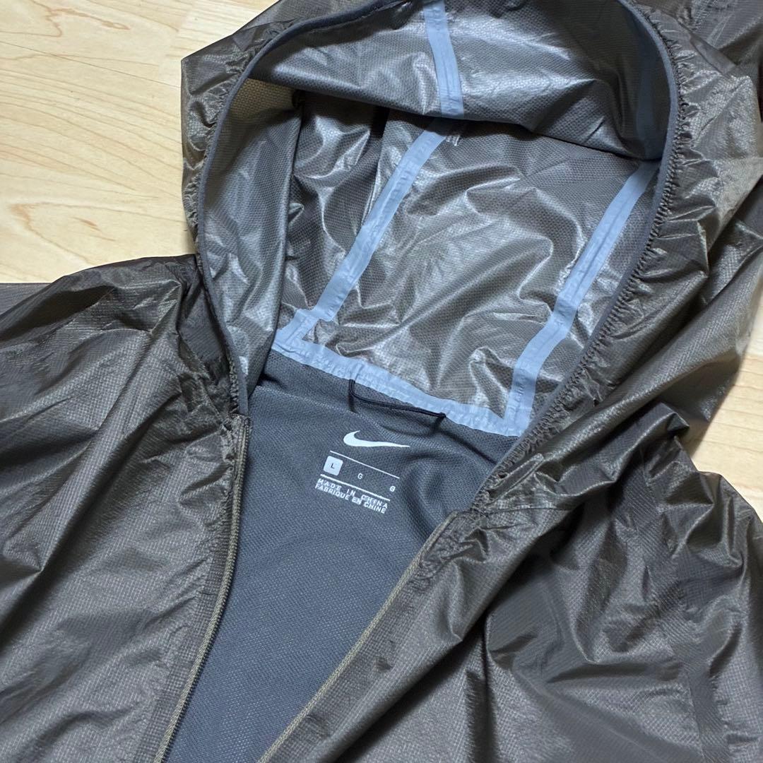 NIKELAB GYAKUSOU パッカブル ジャケット& ショーツ カーキ L