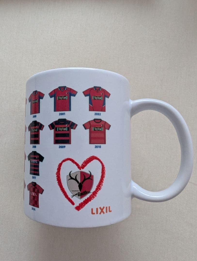 鹿島アントラーズ×LIXIL協賛30周年記念マグカップ&タオル