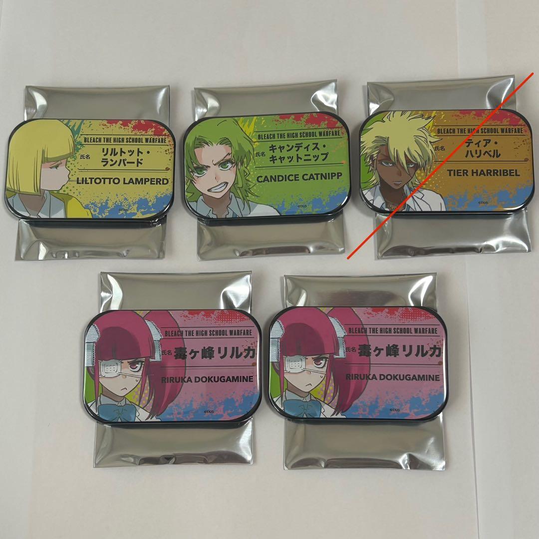 BLEACH THE LOCUS OF BRAVEⅡ セット 缶バッジ アクスタ